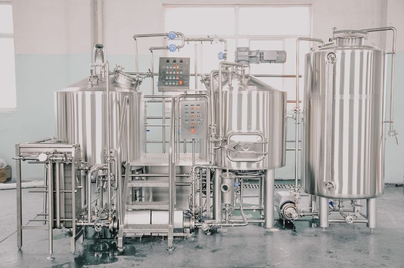 5BBL Stainless steel Microbrewery beer making brewhouse equipment sale well in restaurant ZXF
